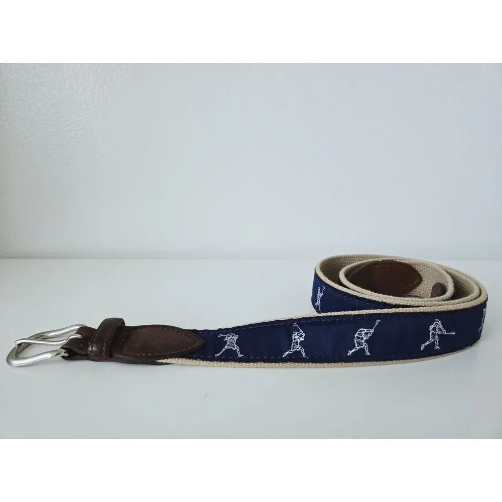 The Belted Cow Belt‎ - Made in Maine Lacrosse Brass Buckle Size 44